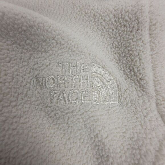 THE NORTH FACE 1/4 Zip Long Sleeve Fleece Sweater Jacket Gorpcore XS Ivory Cream - Picture 8 of 10